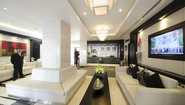 Sitzecke in der Lobby