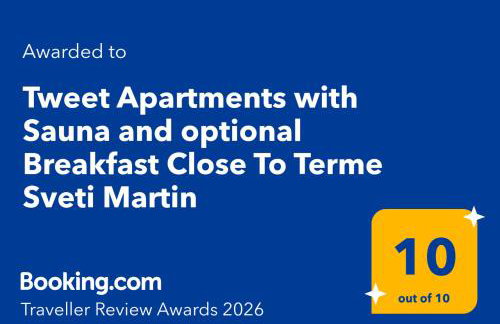 Tweet Apartments with Sauna and optional Breakfast Close To Terme Sveti Martin - Foto 3
