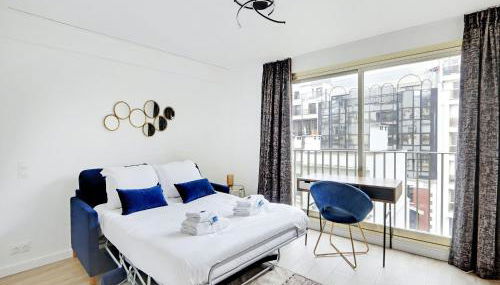 Nice Studio Boulevard Flandrin Rue de la pompe- BAIL MOBILITY - Foto 3