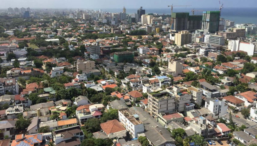 A panoramic view of Colombo