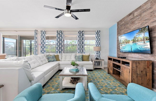 Solterra Resort Davenport FL Clubhouse Area - 7 Bedroom 6 Bath Home with Private Pool Spa - Lazy River 20 min from Disney - Foto 26