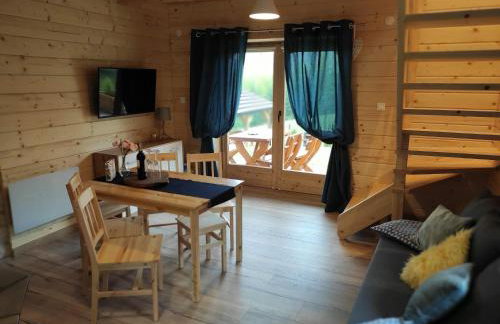 Borowikowe Zacisze drewniane domy z kominkami - Foto 34