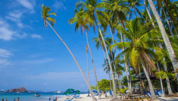 Una paradisíaca playa en Costa Rica