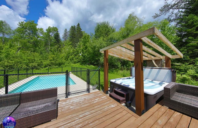 Le St-c me- Spa-piscine- Billard - Ski Val St-c me - Foto 55