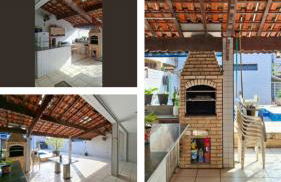 Casa com piscina, ar condicionado, churrasqueira, estacionamento, pet friendly - Foto 64