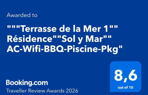 "La Terrasse de la Mer 1" Résidence"Sol y Mar" AC-Wifi-BBQ-Piscine-Pkg - Photo 2