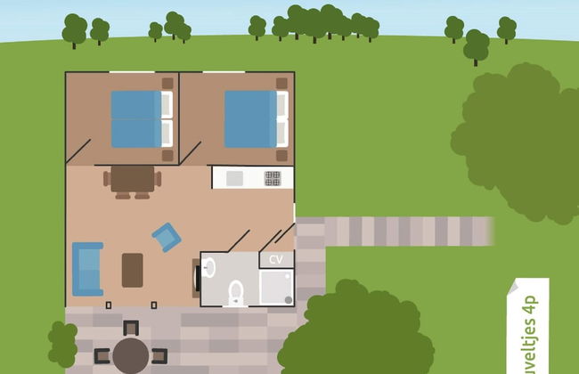 Bungalow in Netherlands With Garden Terrace - Photo 9