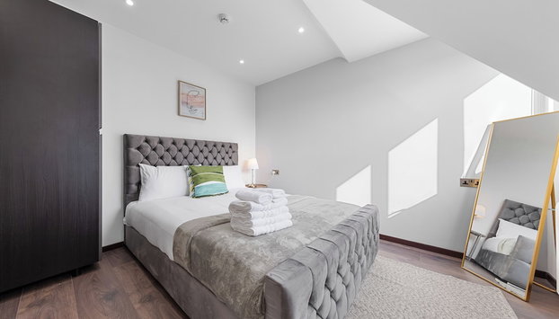 Spacious 1-bed Flat in Golders Green Near Station - Foto 5, Habitación