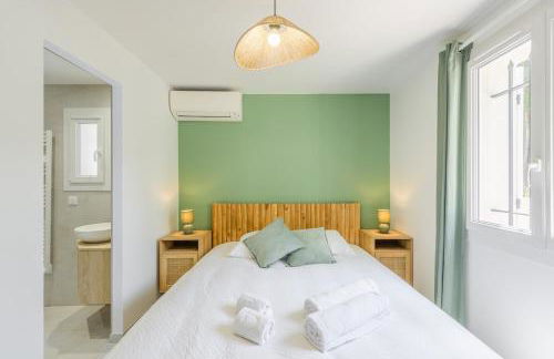 3 chambres - Parking - Clim - moins de 800m de la plage - Foto 16