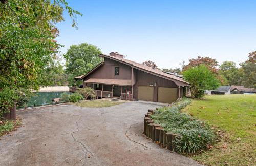 Lakefront Home Dock Covered Deck Fire Pit Dogs OK - Foto 5