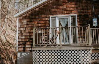 Creek Side Cabin with Wood Fired Hot Tub and Fire Pit - Foto 19
