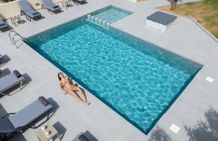 Villa Daratso with private heated pool view to the sea - Foto 10