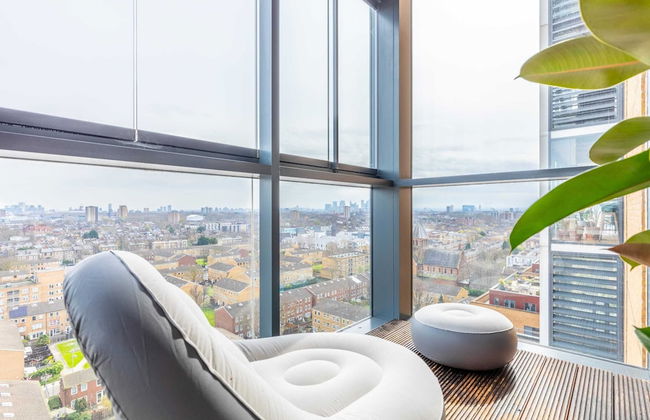 Quirky 1BD Flat W/gym & City Views Dalston! - Foto 28