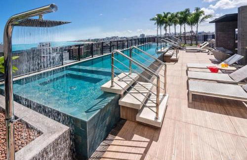 Time Apto 410 Quarto Sala Luxo Conforto na Praia Ponta Verde - Foto 3