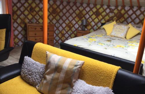 Orange Yurt With Hot Tub- Sleeps 3, Parking & Pets - Foto 24