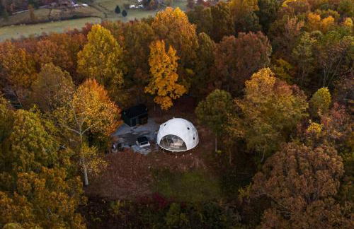Asheville Luxury Glamping Dome - Mountain Views, and Hot Tub! - Foto 6