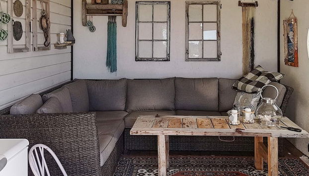 6 Person Holiday Home in Meloy - Foto 5, Sala de estar