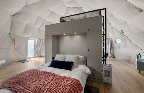 'The Bear Dome' with Barrel Hot Tub in Franklin - Foto 7