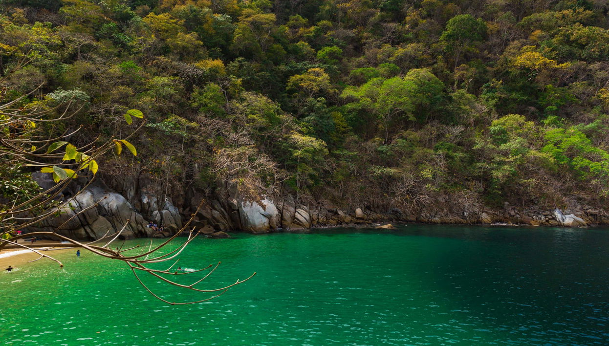 Senderismo por las playas escondidas de Puerto Vallarta + Snorkel en Colomitos
