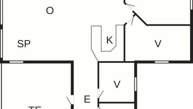 6 Person Holiday Home in Jerup - Foto 2, Plano