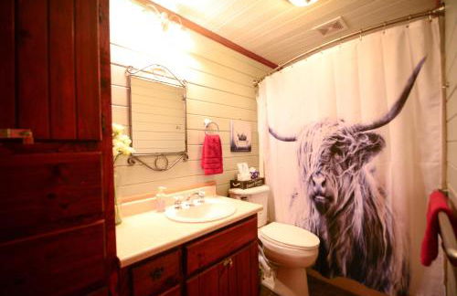 Cozy Cabin with Hottub at Cloverdale Cabins - Foto 34