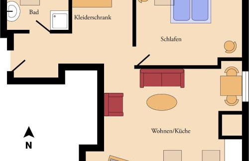 Ferienwohnung Apfelblüte - Foto 9