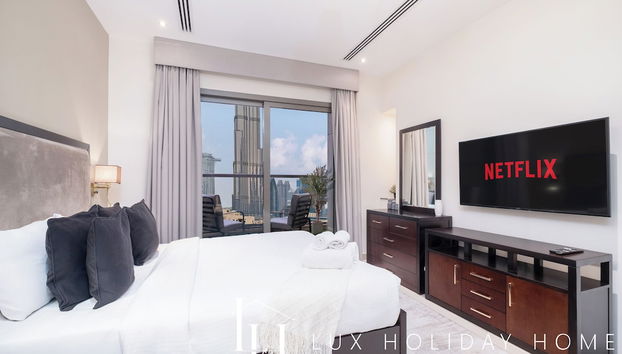 LUX Burj Khalifa view Downtown Studio - Foto 5, Zona de estar