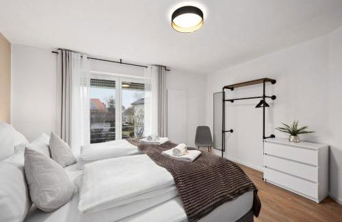 Haven Apartments Laupheim City WLAN Parkplatz Terrasse Balkon - Foto 6