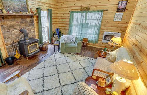 Greenbrier River On-Site! Modern-Rustic Log Cabin - Foto 1