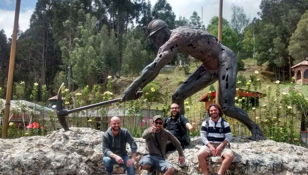 Statue of a salt miner