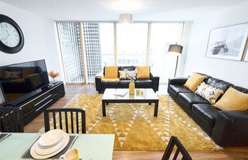 ShortstayMK Vizion apartments, with free superfast wi-fi, parking - Foto 130