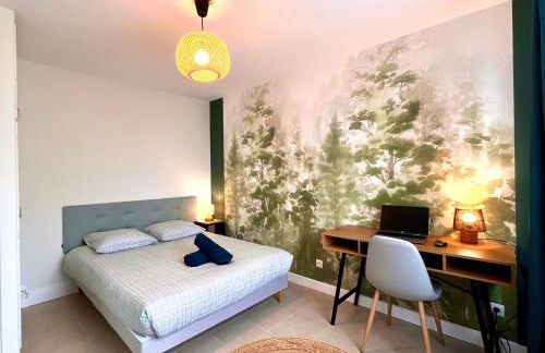 B601 Appartement avec une chambre et parking privé à St Georges sur Baulch - Foto 3