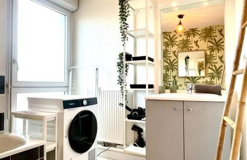 Bel Appart avec 2 chambres - Parking et Clim - Métro Argoulets - Photo 15