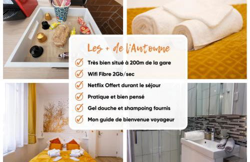 Promenade d'Automne - Netflix & Wifi - Climatisation- Parking Gratuit - check-in 24H24 - Emplacement Vélos - GoodMarning - Foto 21