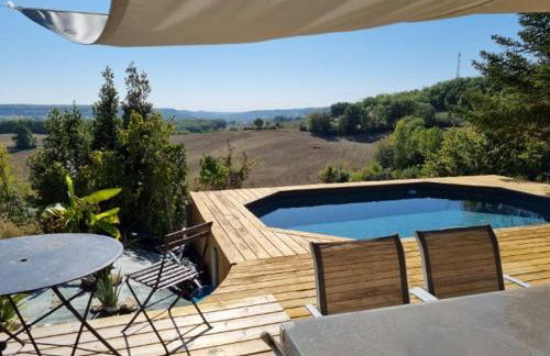 Gîte avec piscine vue sur Montcuq - Foto 13