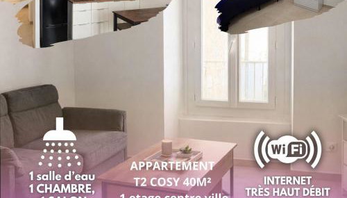 logis des Adhemar ,apparts cosy centre ville ,sejour-tricastin - Foto 2