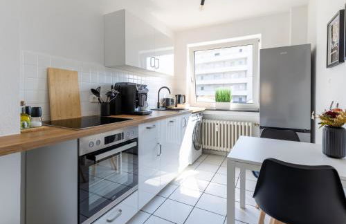 Zentrales Apartment Essen Kaffeevollautomat Parkplatz - Foto 6