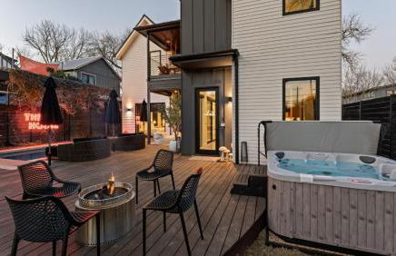 New 6 BR, 4.5B, Pool, Hot Tub, Cold Plunges, Outdoor Sauna, Bar, 9 TVs - Foto 56