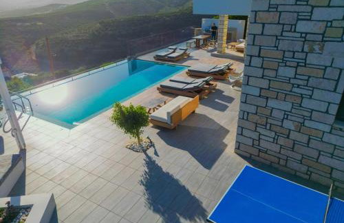 Paleokastro Villas with Private Heated Pool, Top Views - Next To Center - Top WiFi - Foto 73