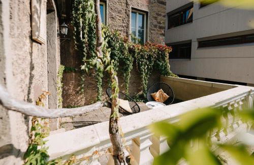 Appartement Residenz Bella Italia - Charmante Unterkunft im Herzen von Würzburg mit Balkon, Terrasse und Parkplatz im Innenhof! - Foto 12