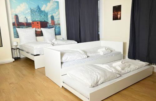 NA-HH-Airportment - Ideal für Gruppen & Familien mit Spielzimmer - free WLAN - Foto 1