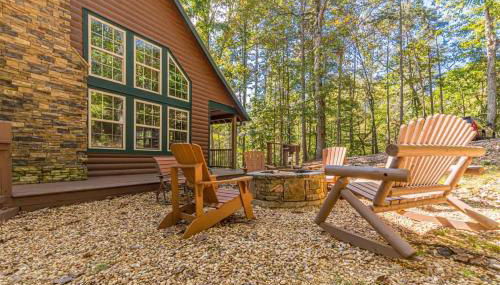 Cozy Creekside Log Cabin w Firepit, Hot Tub, WIFI - Foto 5, Other
