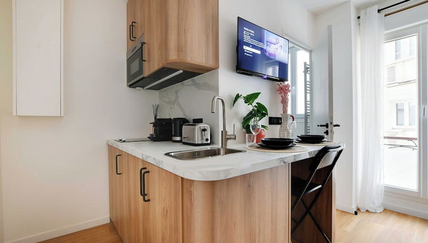 Charming Studio - 2P - Montmartre - Sacre-coeur - Foto 4, Cocina privada