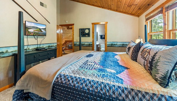 Smoky Mountain Lodge Cabin - Foto 4, Habitación