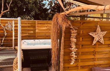 Zirkuswagen mit Outdoor Whirlpool und Garten - Foto 12