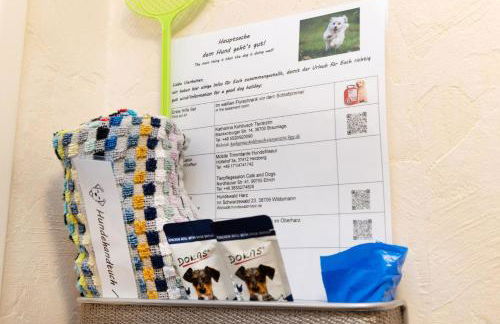 FeWo Harzer Bergwind Sankt Andreasberg, 1 Hund bis 30Kg willkommen, große eingezäunte Terrasse mit Gasgrill - Foto 7