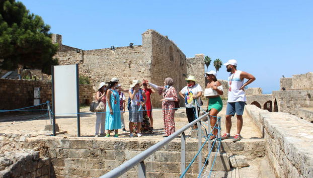 Disfrutando del tour por la ciudadela