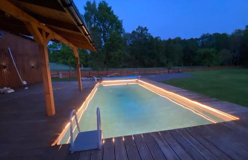 Drewniana ostoja, jacuzzi, sauna, basen - domek na wyłączność - Foto 4