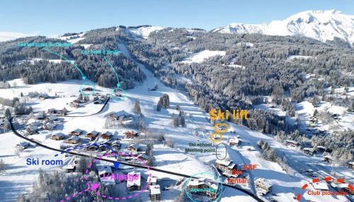 Le lodge de l alpage - Ski in ski out - 2 chambres 1 cabine - Foto 4