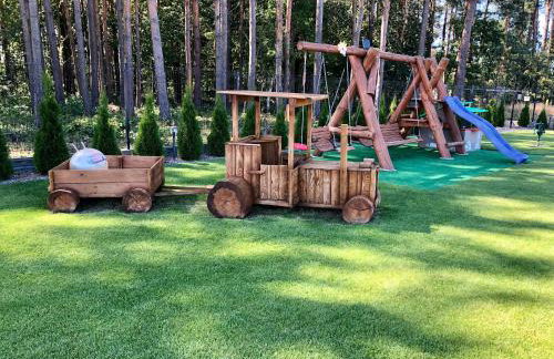 Dom Wakacyjny Złoto Północy na wyłączność, parking, plac zabaw, tarasy - Foto 38